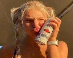 She promotes brands like Celsius Energy Drink through her Instagram.